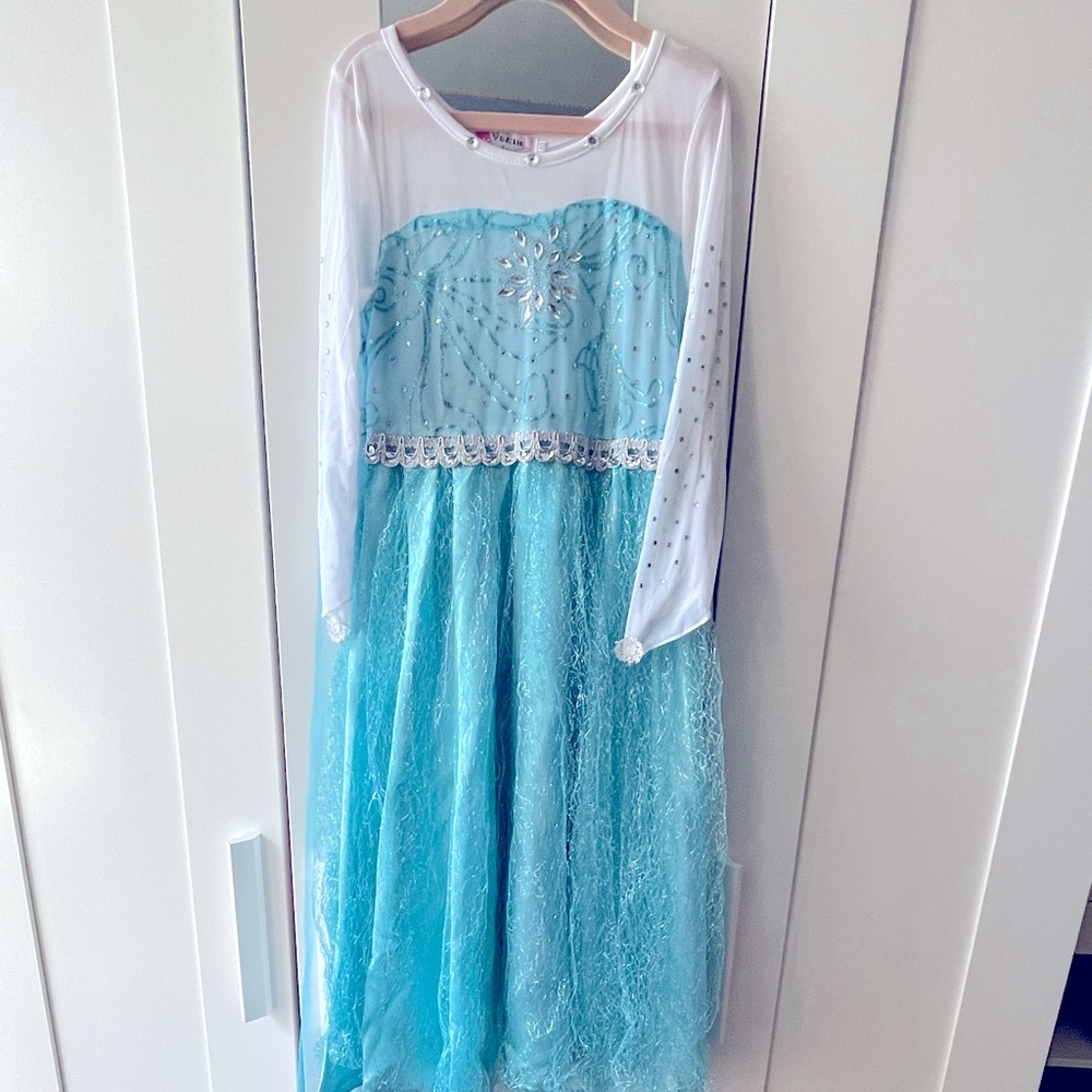 Girls Princess Elsa Dress